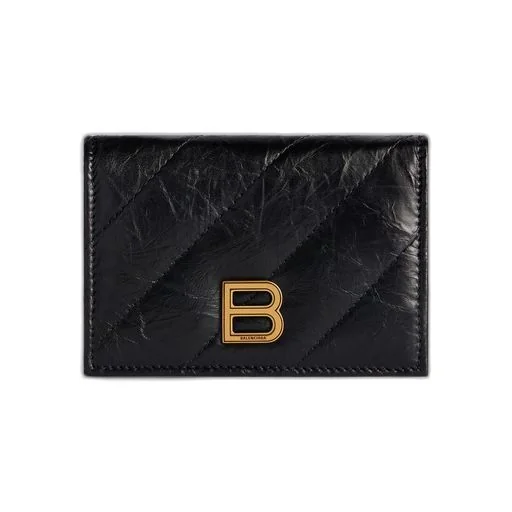Crush Flap Card Holder Quilted 