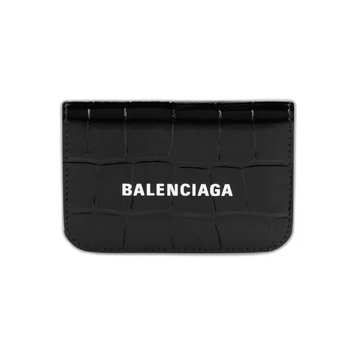 Cash Mini Wallet Crocodile Embossed