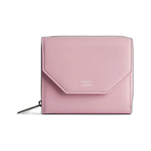 Envelope Compact Wallet With Flap