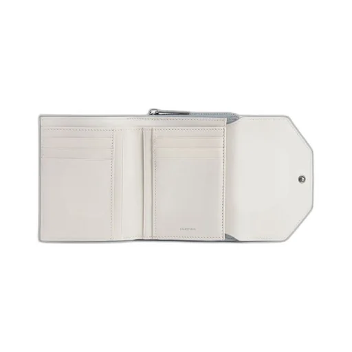 Envelope Compact Wallet With Flap 