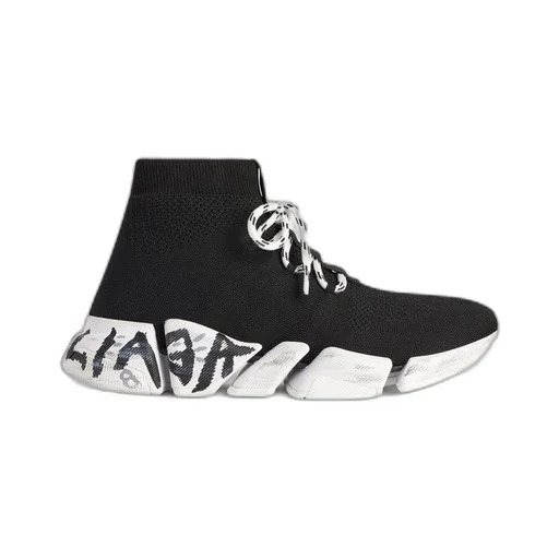 Speed 2.0 Lace-Up Graffiti Recycled Knit Sneaker 