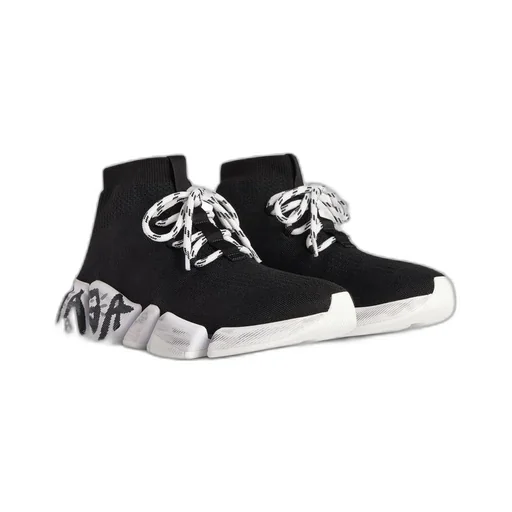 Speed 2.0 Lace-Up Graffiti Recycled Knit Sneaker 