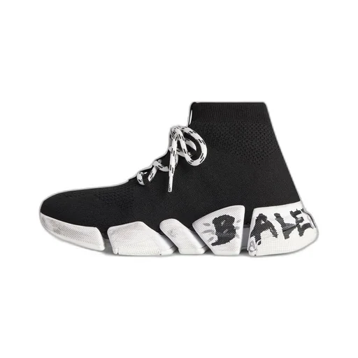 Speed 2.0 Lace-Up Graffiti Recycled Knit Sneaker 