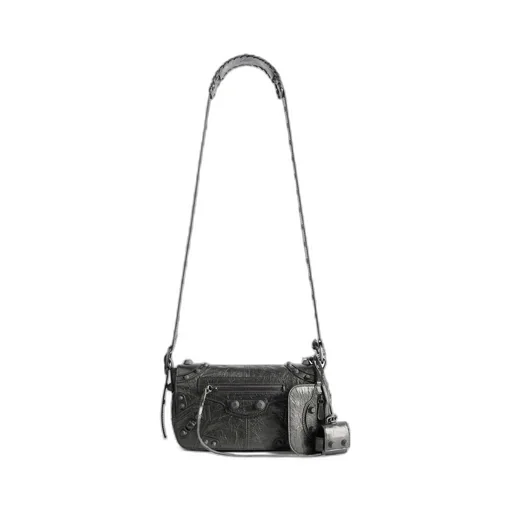 Le Cagole XS Flap Bag Metallized