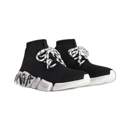 Speed 2.0 Lace-Up Graffiti Recycled Knit Sneaker 