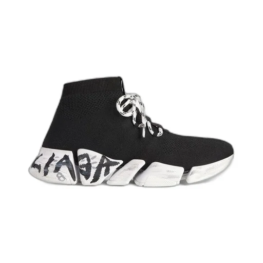 Speed 2.0 Lace-Up Graffiti Recycled Knit Sneaker 