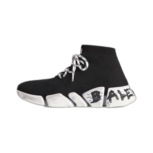 Speed 2.0 Lace-Up Graffiti Recycled Knit Sneaker 