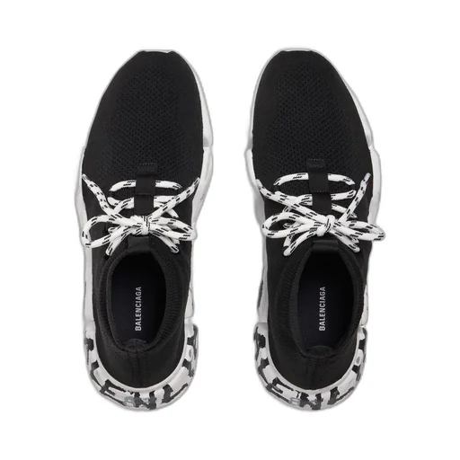 Speed 2.0 Lace-Up Graffiti Recycled Knit Sneaker 