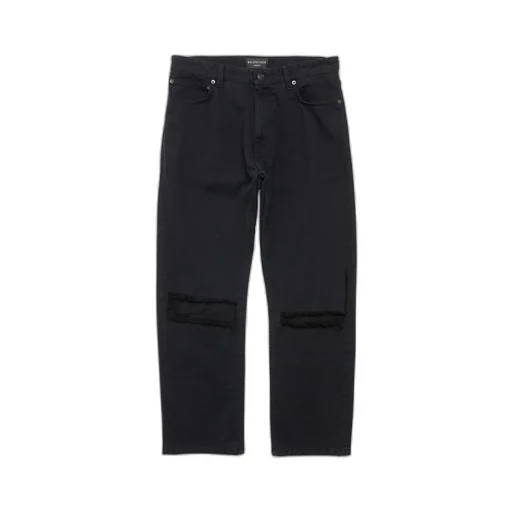 Loose Fit Buckle Pants