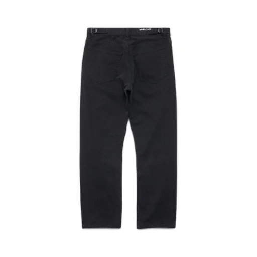 Loose Fit Buckle Pants