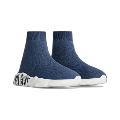 Kids - Speed Graffiti Recycled Knit Sneaker