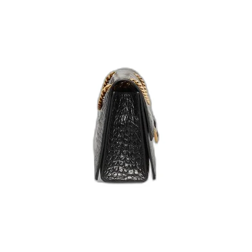 Crush Small Chain Bag Crocodile Embossed 