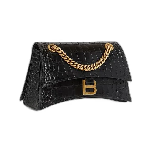 Crush Small Chain Bag Crocodile Embossed 