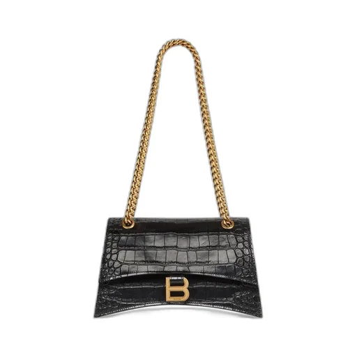 Crush Small Chain Bag Crocodile Embossed 