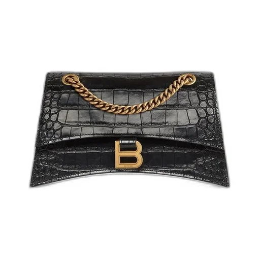 Crush Small Chain Bag Crocodile Embossed 