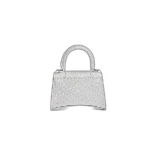 Hourglass Mini Handbag With Chain Sparkling fabric