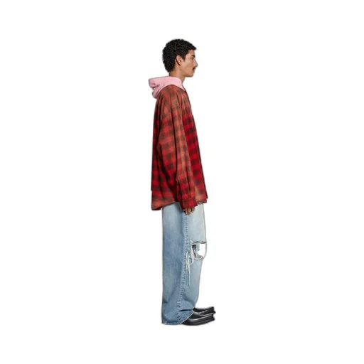 Balenciaga Hooded Shirt Oversized