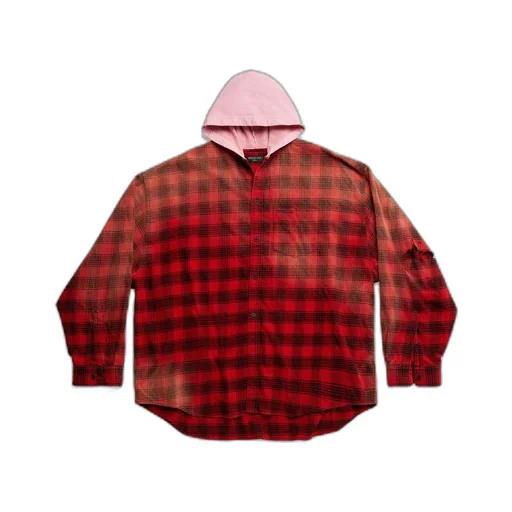 Balenciaga Hooded Shirt Oversized