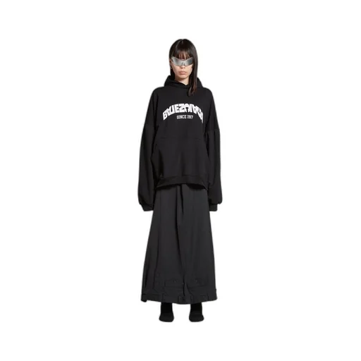 Back Flip Round Hoodie Oversized