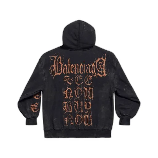Heavy Metal Zip-Up Hoodie Small Fit