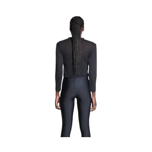 Balenciaga Tab Fitted Long Sleeve T-Shirt