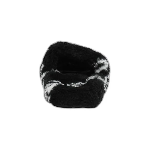 Furry Slide Sandal Allover Logo