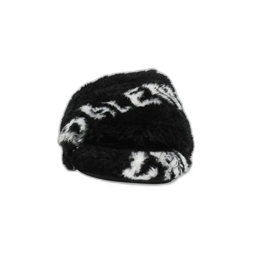 Furry Slide Sandal Allover Logo