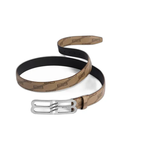 BB Signature Belt BB Monogram Coated Canvas