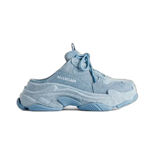Triple S Mule Denim 