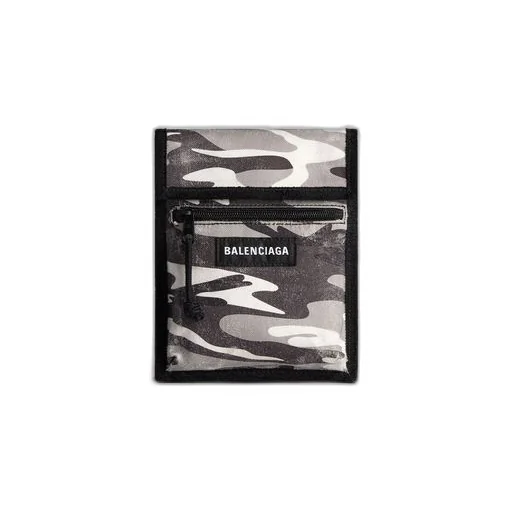 Explorer Small Pouch With Strap Camo Print 
