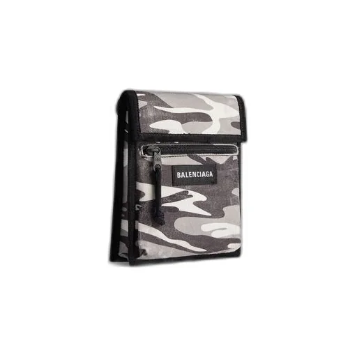 Explorer Small Pouch With Strap Camo Print 