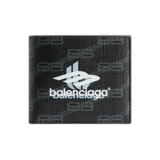 Signature Square Folded Coin Wallet BB Monogram Coated Canvas