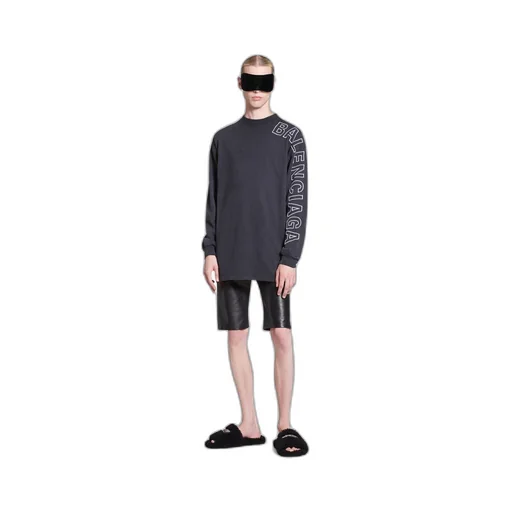 Outline Long Sleeve T-Shirt Oversized