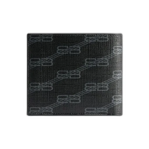 Signature Square Folded Coin Wallet BB Monogram Coated Canvas