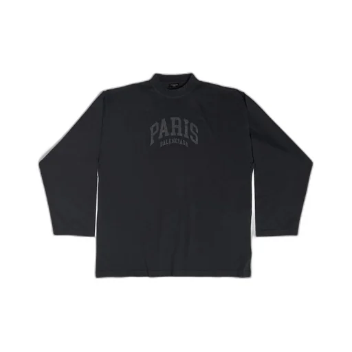 Cities Paris Long Sleeve T-Shirt Oversized