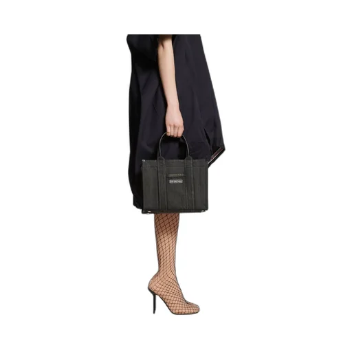 Japan Exclusive - Hardware Small Tote Bag With Strap Denim