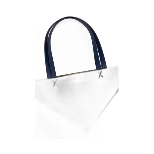XL Puzzle Fold Tote in shiny calfskin