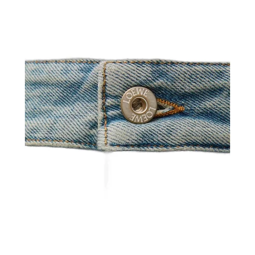 Bustier high waisted jeans in denim