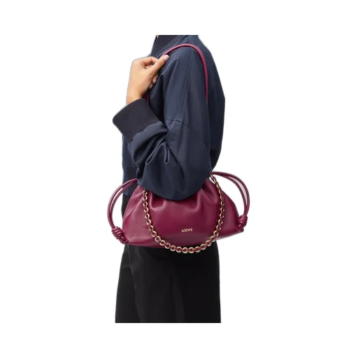 Medium Flamenco purse in mellow nappa lambskin