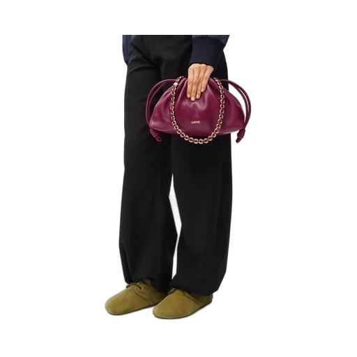 Medium Flamenco purse in mellow nappa lambskin