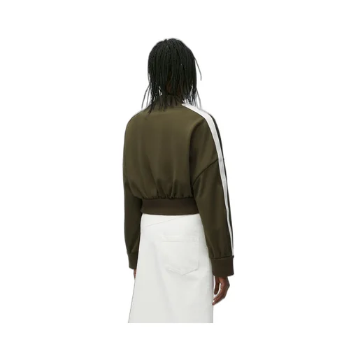 Bomber jacket in technical jersey