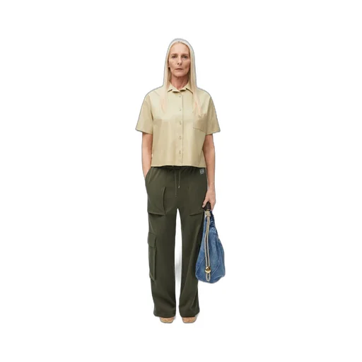 Cargo trousers in technical jersey