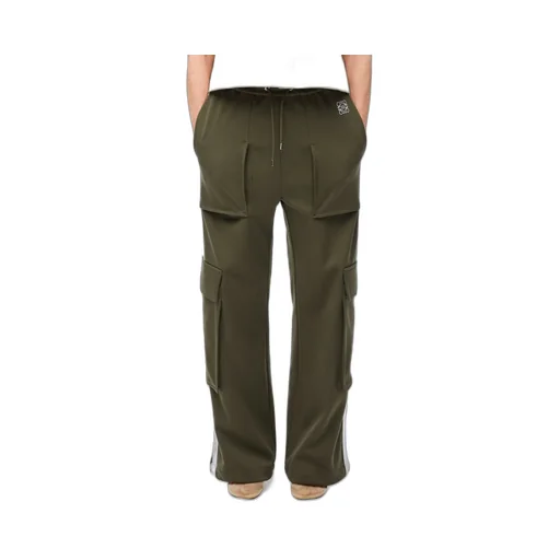 Cargo trousers in technical jersey