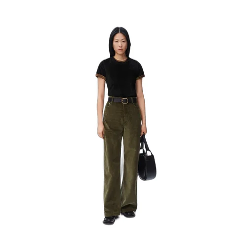 Top in suede calfskin