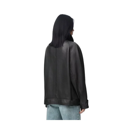 Bow jacket in nappa lambskin