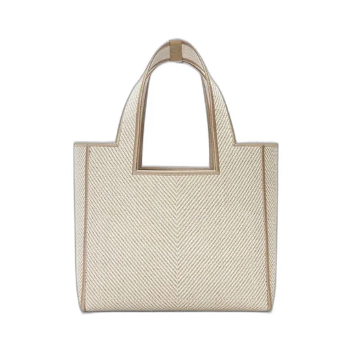 Small LOEWE Font tote in jacquard canvas