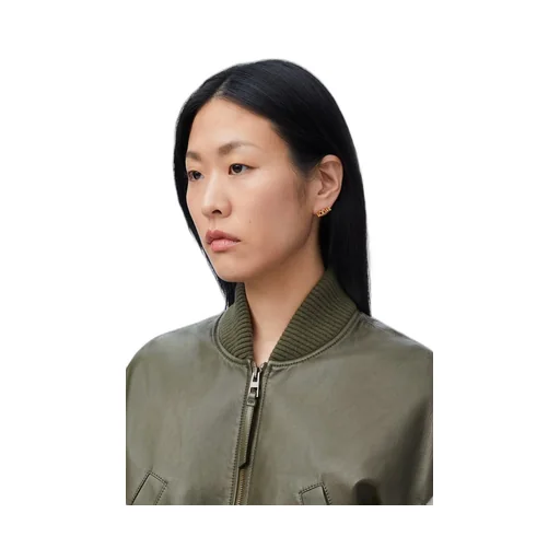 LOEWE Graphic single earring in sterling silver