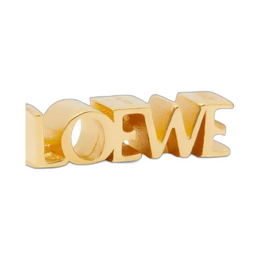 LOEWE Graphic single earring in sterling silver