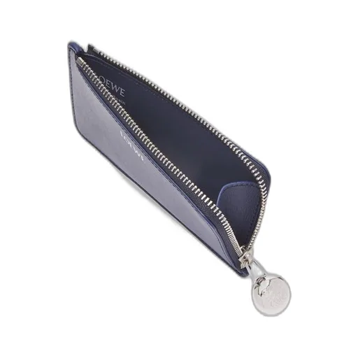 Pebble coin cardholder in shiny nappa calfskin