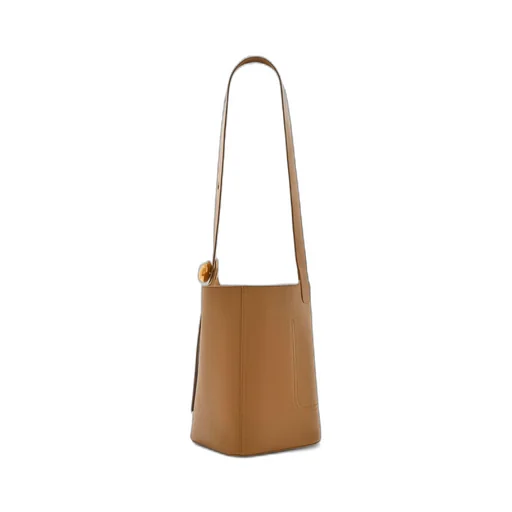 Medium Pebble bucket in mellow calfskin